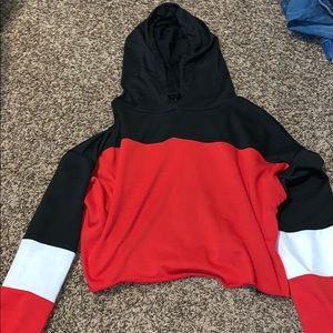 multi colored crop top